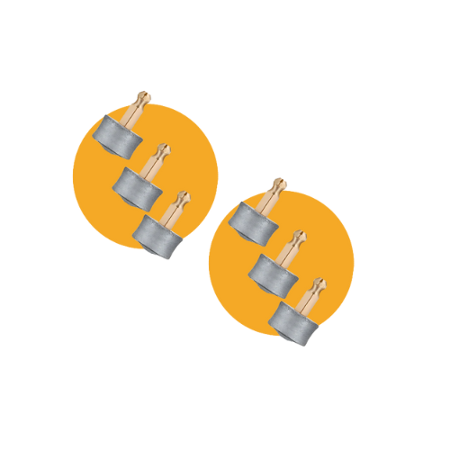 Silent Groom Pro x 6 Replacement Drum Bits